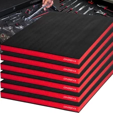 Tool Box Foam 6Pack 18X12X1 Inch, Foam Inserts for Cases, Polyethylene Storage S