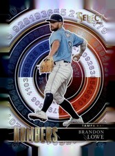 BRANDON LOWE 2022 PANINI SELECT NUMBERS HOLO RAYS HY1