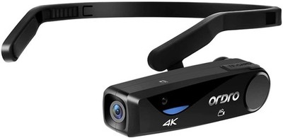 ORDRO Camcorder 4K Head Mounted Camera EP6 Wearable Video Camera FHD 1080P 60...