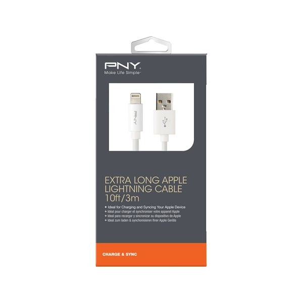 Lot de 15 Câble USB / Lightning certifié midfi blanc 3 mètres