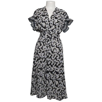 Max Studio, Wickelkleid, Größe: XS, Schwarz/Mehrfarbig, Blumen, Damen #Wn8