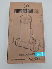 Cmp Powerclean Tab Ultra In-line Pool Chlorinator With Clear Glass Lid New Cmp Powerclean Tab Ultra In-line Pool Chlorinator With Clear Glass Lid New
