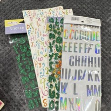 New And Used Alphabet Letters Stickers