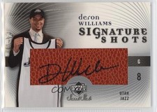2005-06 Upper Deck Sweet Shot Signature Shots Deron Williams #SS-DW Auto 0kr0
