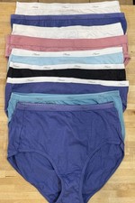 Women  s Panties Underwear 9-Piece Mixed Lot Sizes 7  6 Brand New Open Package