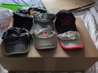 Job Lot Of Motor Racing Baseball Caps