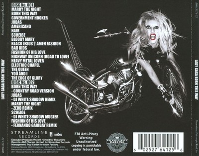 LADY GAGA - BORN THIS WAY [22 TRACK SPECIAL EDITION] NEW CD