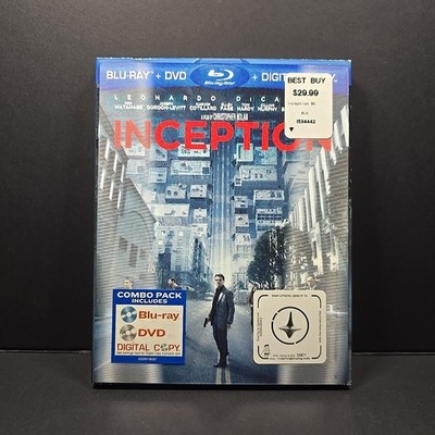 Inception (Blu-ray DVD Digital Copy, 2010, 3-Disc Set w Lenticular Slipcover)