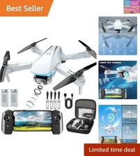 Drone with Camera - Drones for Adults with 2 Batteries, Carrying Case, 1080P ...