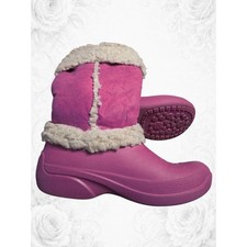 Crocs Winter Puff Faux Shearling Lined Ankle ...