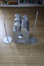 Teufel Concept E Magnum 5.1, Silber - Mit Lautsprecherständer