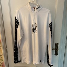 Spyder Męski Top Termiczny Biały Rozmiar Xl