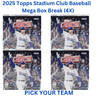 Pittsburgh Pirates 2025 Topps Stadium Club Baseball Mega (4X)-PYT Break #1083