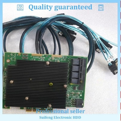 LSI SAS 9300-16I 12GB/S HBA ADAPTER CARD IT Mode 4*SFF-8643 SAS SATA Cable