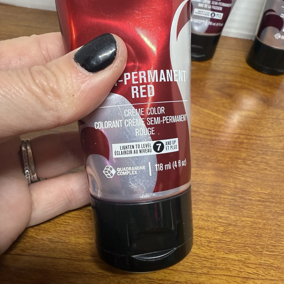 Juego de 3 Joico Color Intensidad Semipermanente Rojo. Passion Berry, magenta 4 oz Foto 2 de 3