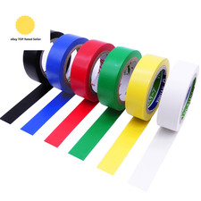 6 Pack Mixed Colour Electrical Insulation Tape Adhesive Gaffer PVC Tape 10M X 1 0.20 per metre