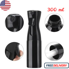 Continuous Mist Hair Spray Bottle Barber Water Sprayer Salon Plant Mister Tools