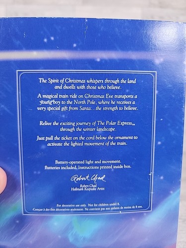 2004 Hallmark Keepsake The Polar Express Journey of the Train Animated Ornament - Picture 3 of 4