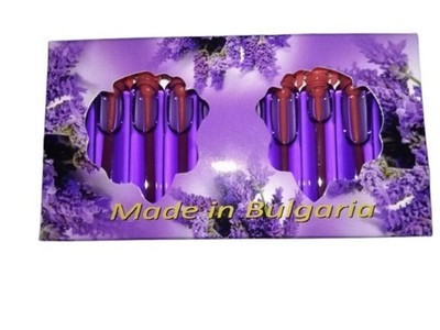 Lavendel - 10 vials Lavendelöl mit Essence de Parfum 2.15 ml.