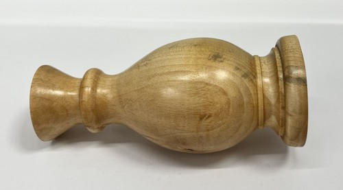 Hand Turned Wooden Candlestick Sycamore Decorative Hand Made 15cm high - Picture 8 of 12