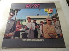 AC/DC – Dirty Deeds Done Dirt Cheap VG-- Original Atlantic Record 1981 HARD ROCK