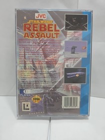 Star Wars Rebel Assault Sega CD 1993 CIB Complete Case Manual Reg Card