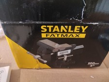 Stanley FatMax 100mm 4" Cast Iron Adjustable Swivel Base Bench Vice 83-065
