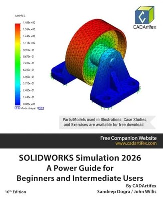 SOLIDWORKS Simulation 2026: Colored by Cadartifex   Paperback