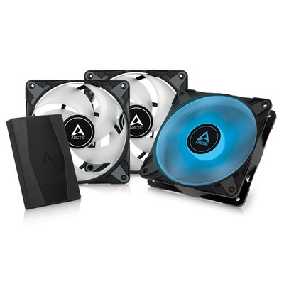 ARCTIC P12 PWM PST RGB (3 Pack inkl. Controller) 120 mm PWM PC Gehäuselüfter