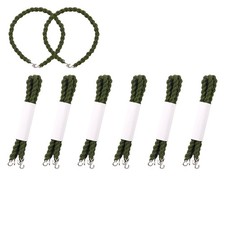 12 PCS Military Boot Blousers Elastic Blousing Straps with Metal 195mm, Green