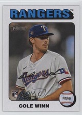 2024 Topps Heritage High Number White Border Cole Winn #652 bc8