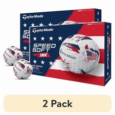 2 pack TaylorMade SpeedSoft Ink 12pk Golf Balls, USA