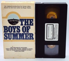 THE BOYS OF SUMMER VHS The Brooklyn Dodgers Baseball Documentary Jackie Robinson