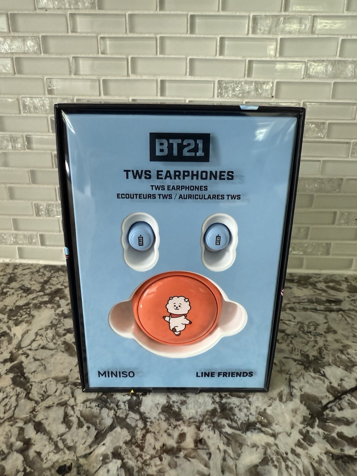 BT21 TWS Earphones Wireless Collect Line Friend Miniso Shooky Portable  NEW