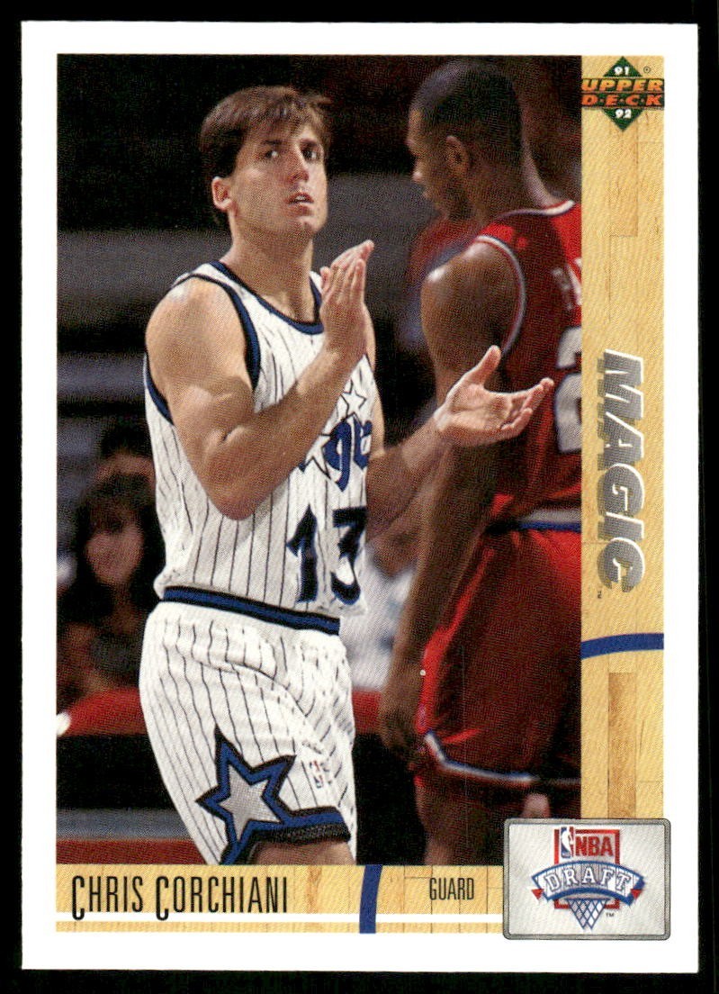 1991-92 Upper Deck #17 Chris Corchiani Rookie RC Orlando Magic basketball card