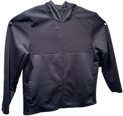 Spyder Active Mens Full Zip Stretch Soft Hoodie Jacket Gray ProWB Size XL
