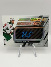 Nick Swaney - 2023-24 Engrained Rookie Signature Shots /299 Wild RC Stick Auto