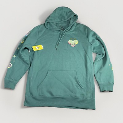 Kill The Crooks Streetwear Hoodie Mens XXL Green Superflat Murakami Style