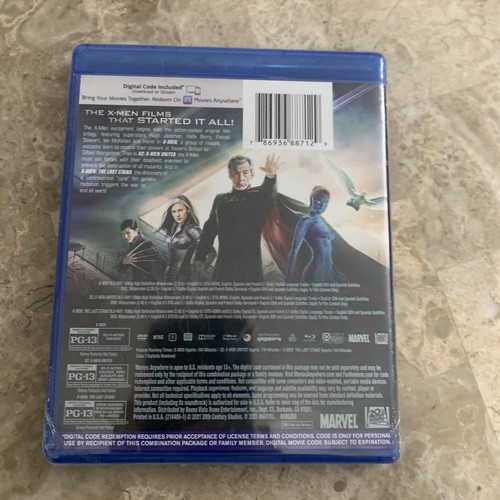 Sealed! X-MEN 3-Film Collection Blu-ray + DVD X2 X-Men United The Last Stand New - Picture 9 of 11