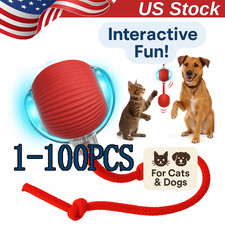 Automatic Rolling Ball Smart Cat Dog Toy Electric Pet Self-moving Kitten lot