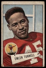 1952 Bowman Large #39 Emlen Tunnell