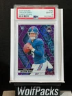 2025 Panini Mosaic - Jaxson Dart #362 Purple Scope Prizm (RC) GEM MT PSA 10