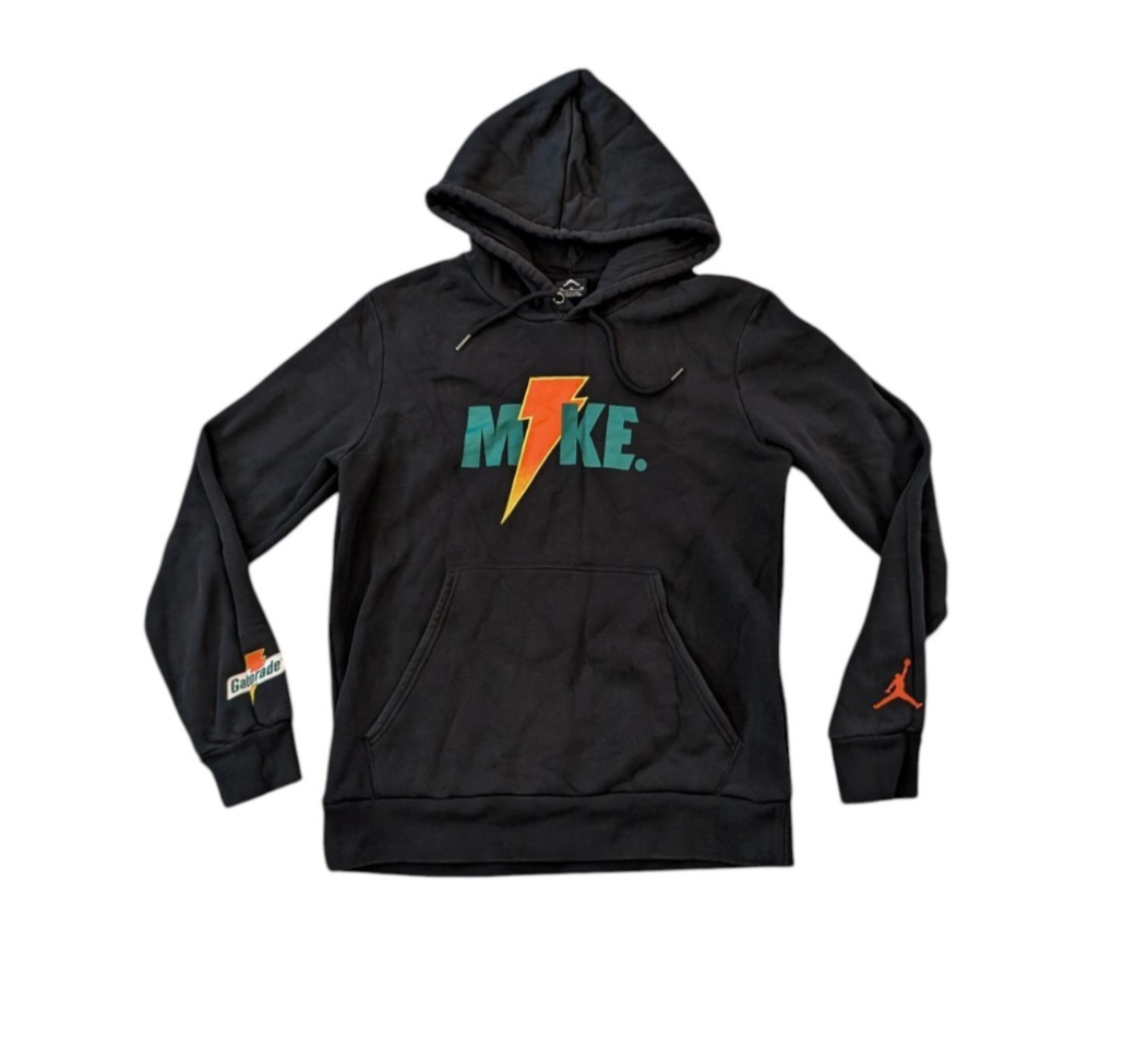 Nike Air Jordan Gatorade Mike Logo Hoodie Pullover Sweatshirt Mens