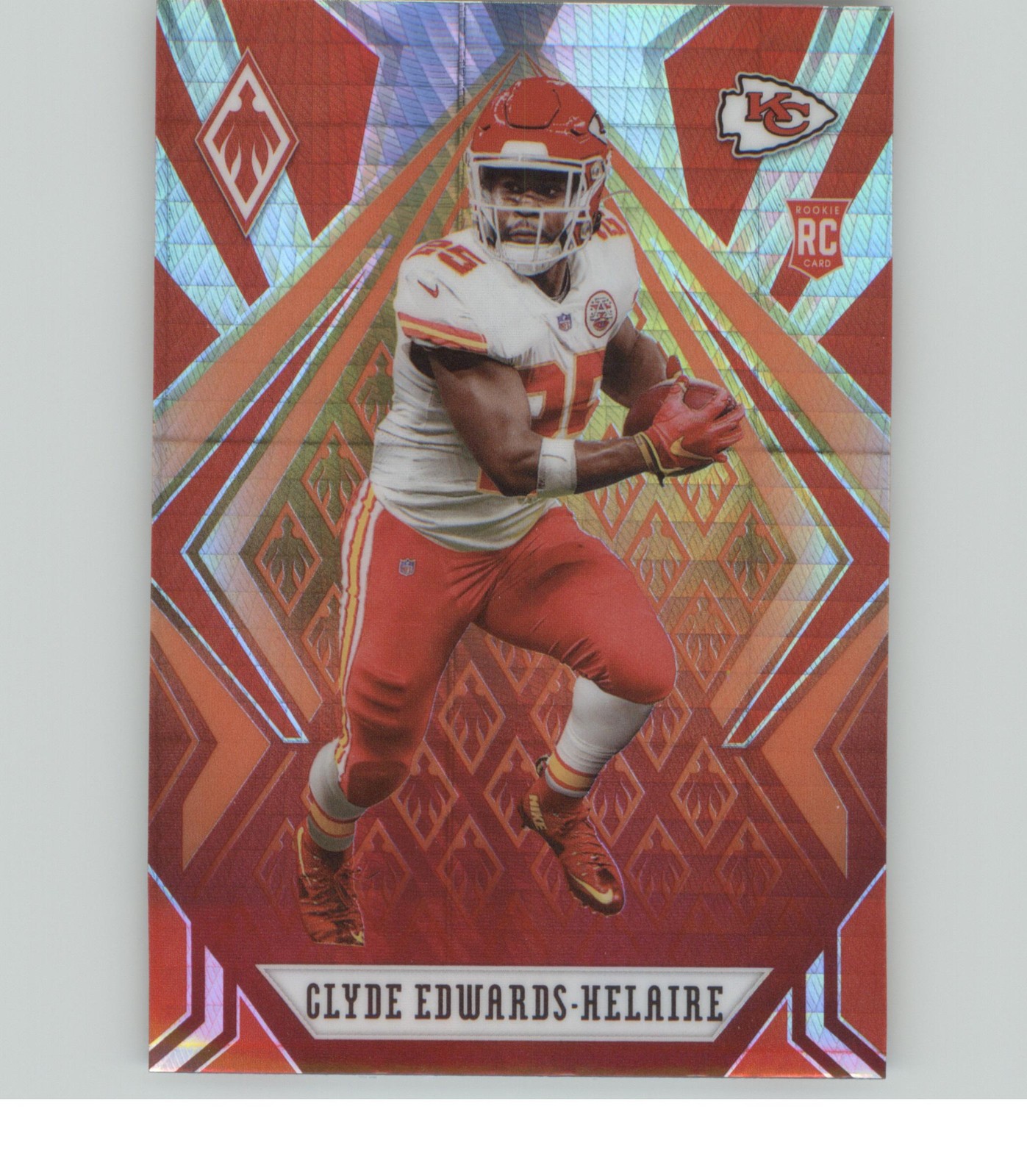 2020 Panini Phoenix #121 Clyde Edwards-Helaire Fire Burst