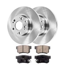 Rear Brake Rotors & Ceramic Pads Kit for Honda CR-V 2005-2016 5 Lug