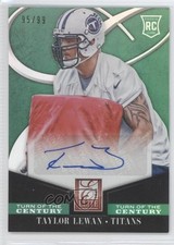 2014 Elite Rookie Turn of the Century Signatures 95/99 Taylor Lewan Auto 0o7g