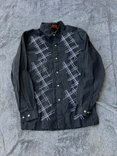 Versace Dolm Italy Shirt Size XXL pattern stripes