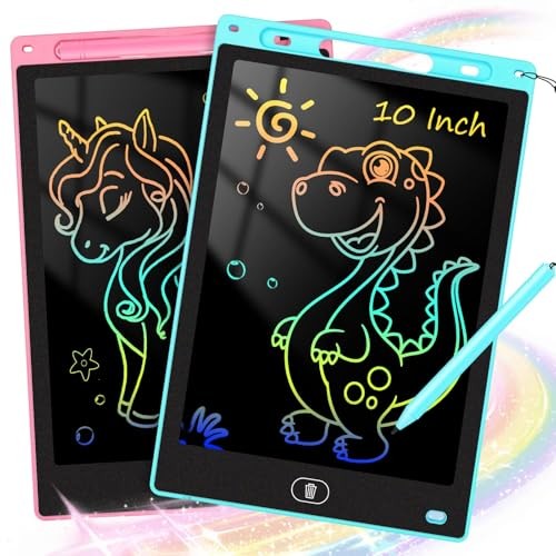 2 Pack 10 Inch LCD Writing Tablet for Kids - Preschool Drawing Tablet Toys &  - Picture 2 of 7