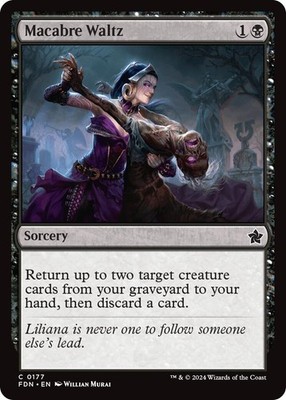 Macabre Waltz FDN 177 MTG Foundations Common Normal EN NM