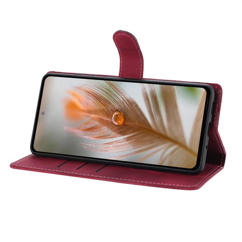 Case for Motorola G86 G56 G15 G54 G84 G42 G55 Skin Feel Wallet Case Phone Cover - Zdjęcie 10 z 19